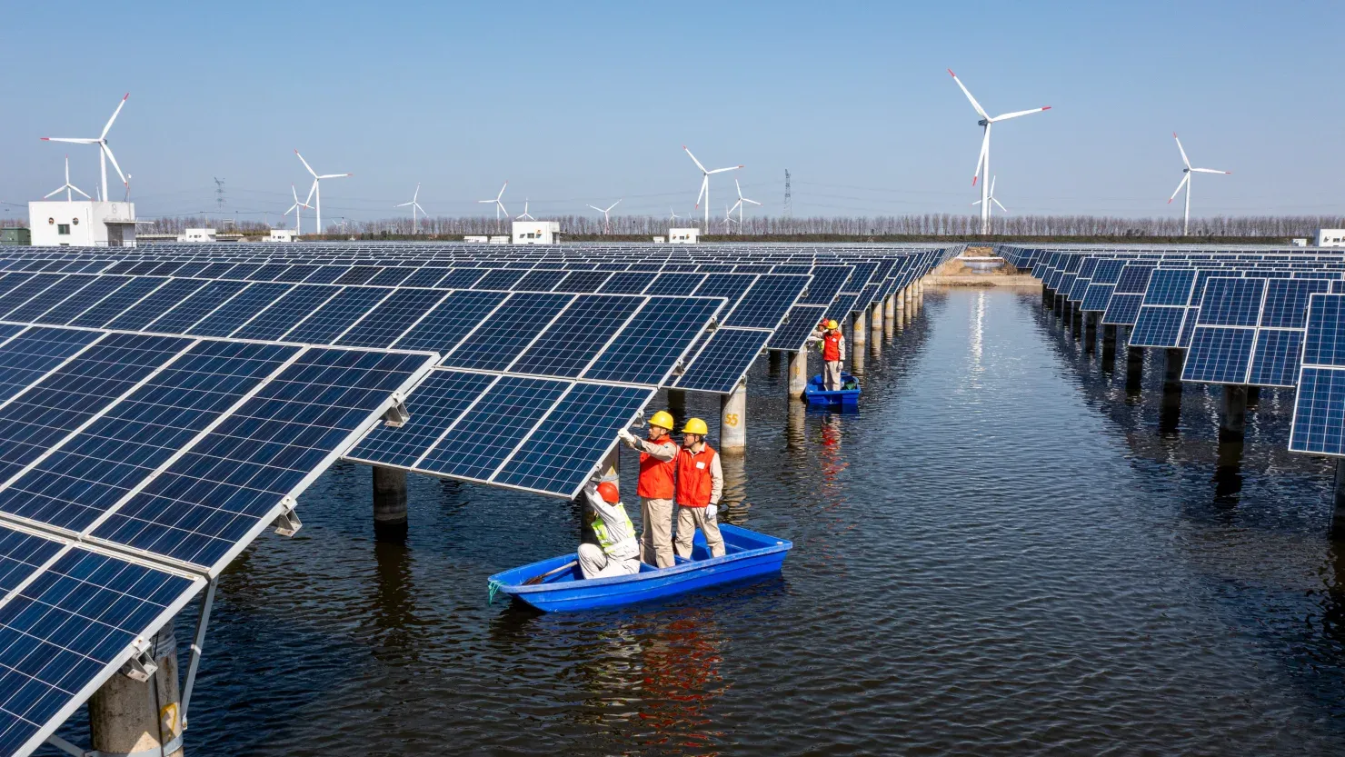 China power energy renewable projects expanding solar and wind capacity 2026