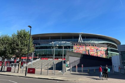 Emirates Stadium as Arsenal celebrate Community Shield success