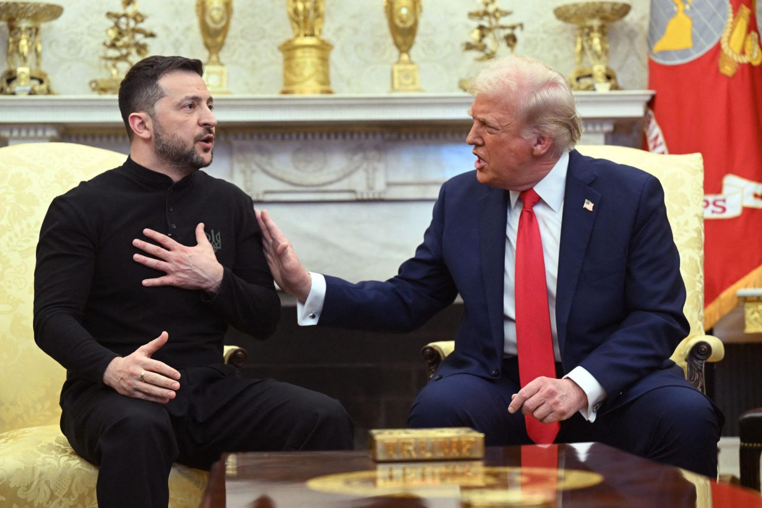 Trump-Zelenskyy clash: US and Ukrainian presidents meet at the White House.