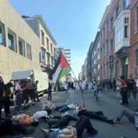 100 protesters at Ghent University demand action on Israeli ties