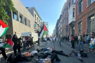 100 protesters at Ghent University demand action on Israeli ties