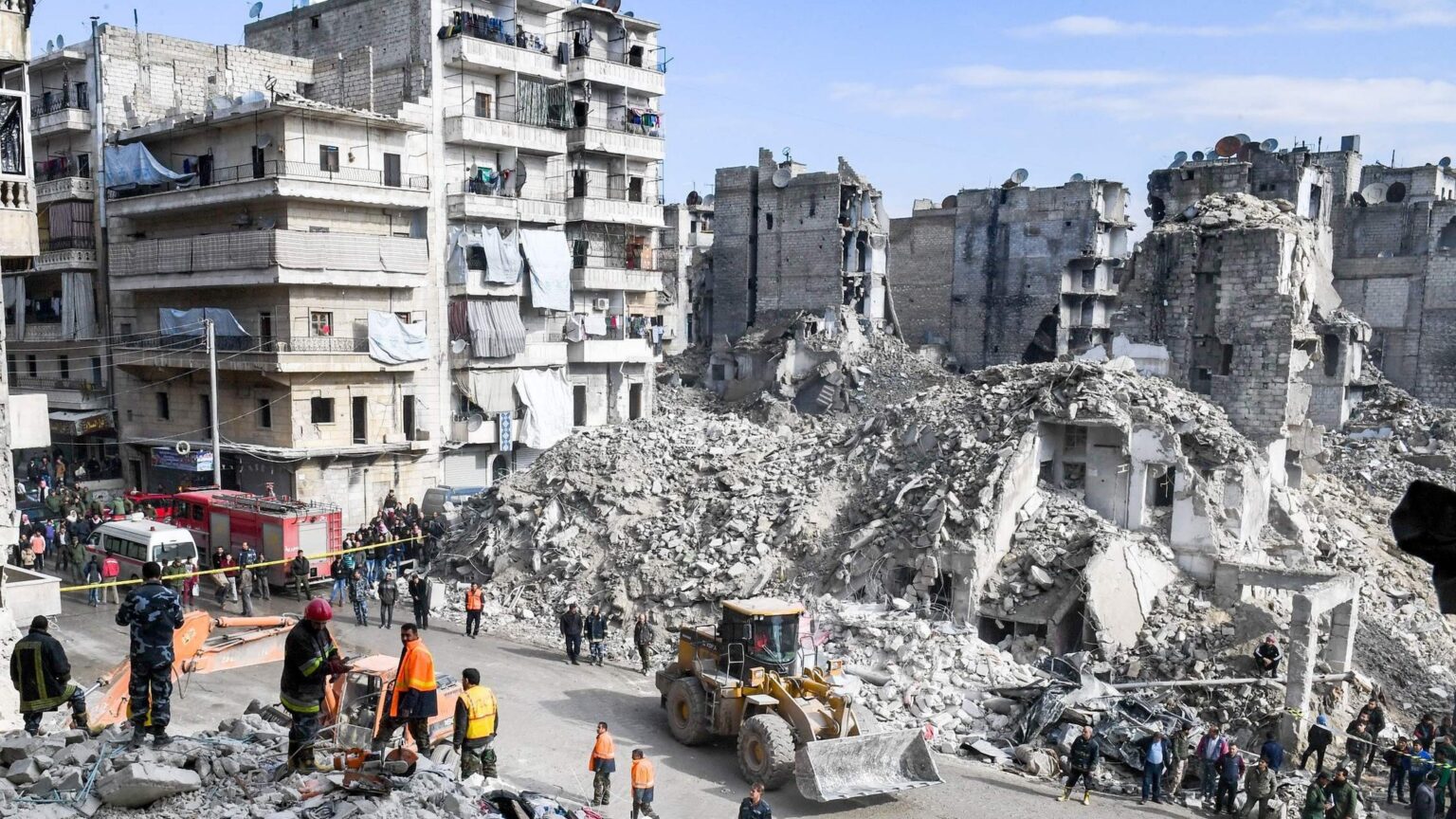 Drone attack Aleppo damages city centre governorate building in 2026