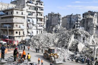 Drone attack Aleppo damages city centre governorate building in 2026