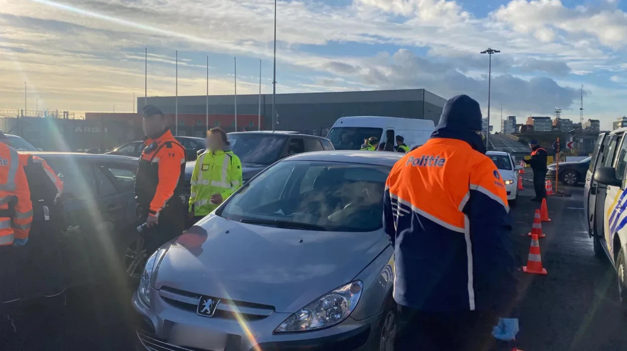 127 Drivers Inspected, 9 Drug Violations in Zeebrugge Operation