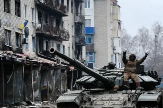Zaporizhia conflict map showing eastern Ukraine