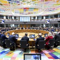 EU Russia sanctions renewed meeting at Brussels parliament 2026