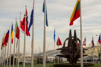 NATO headquarters in Brussels amid Europe hybrid war security concerns