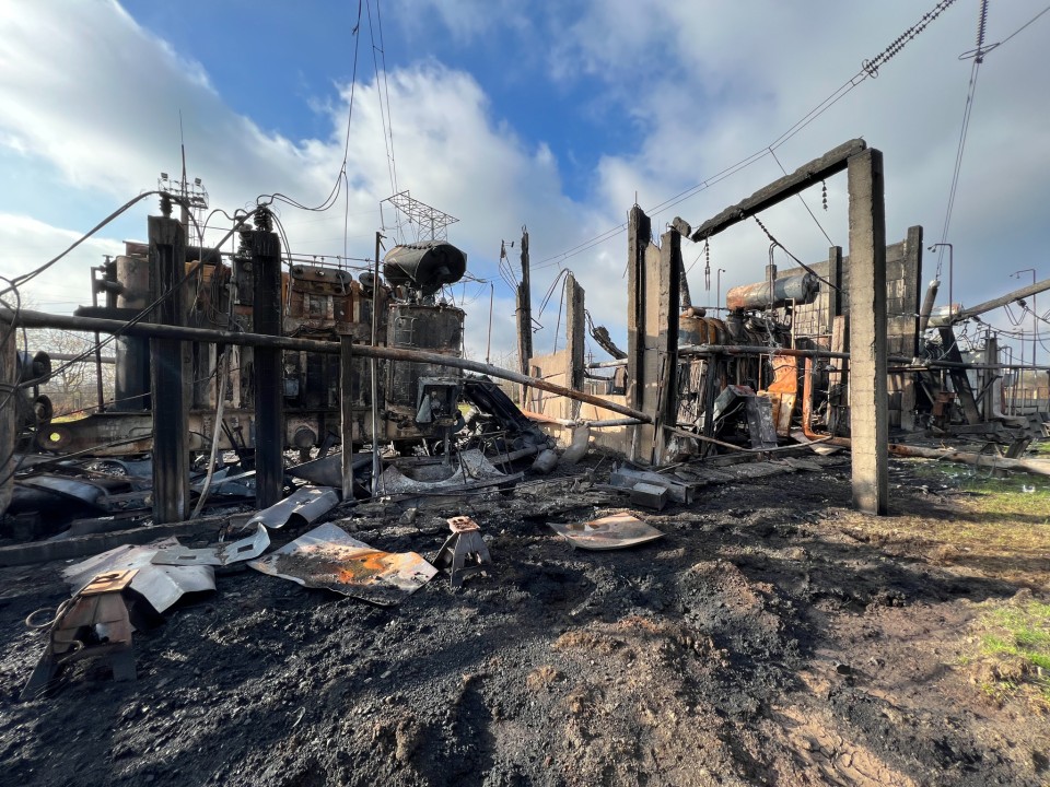Ukraine power outage caused by damage to national energy grid during conflict