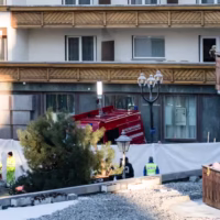 Swiss ski resort town blaze aftermath