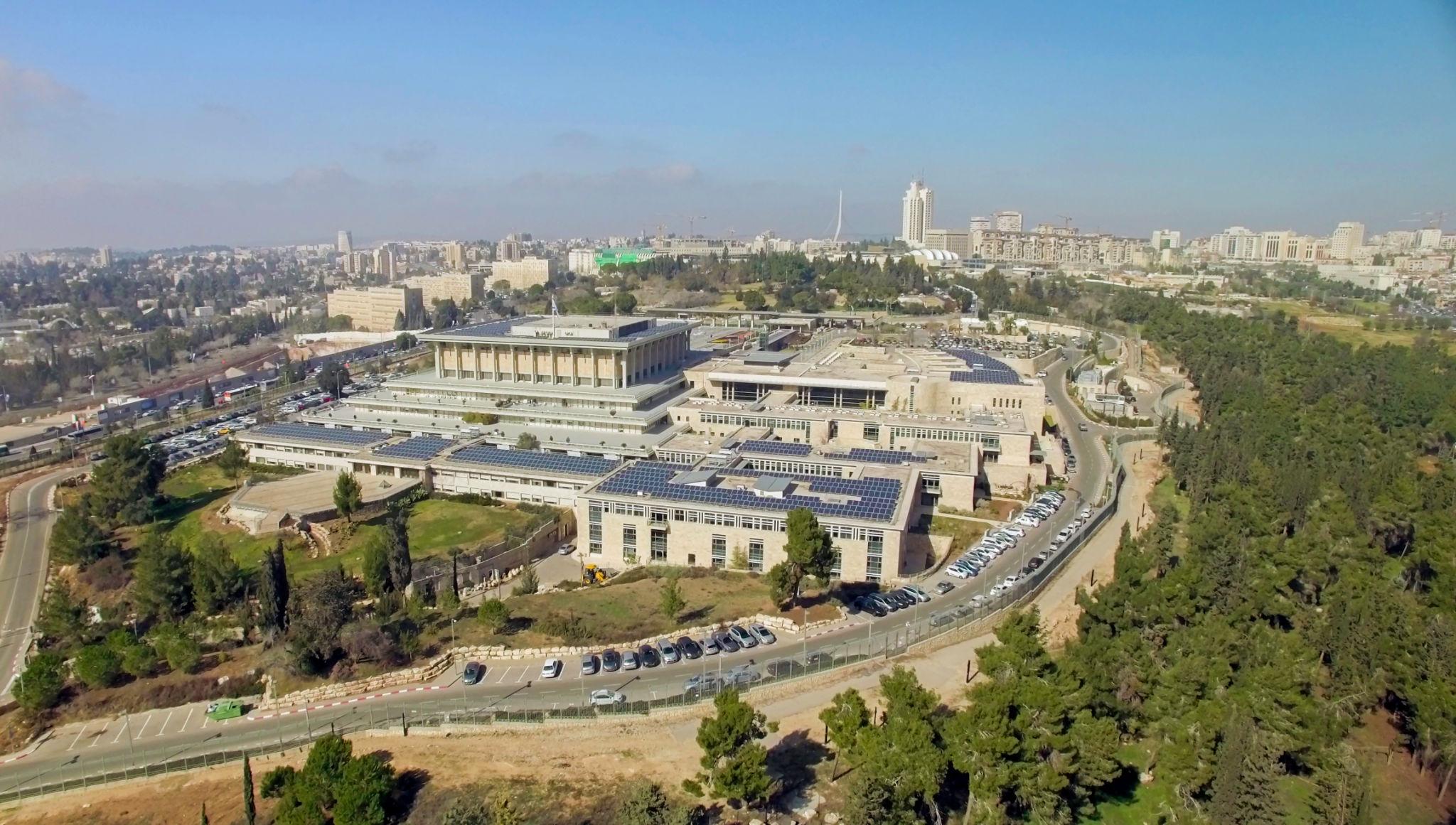 Jerusalem political developments featuring Israeli parliament and election discussions