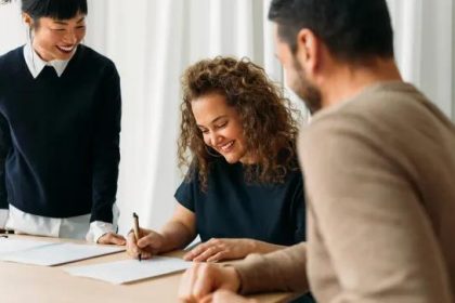 New business owner preparing paperwork to Start a limited company UK