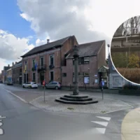 2 men rescue a woman from sinking car on Uitbergen bridge in Berlare