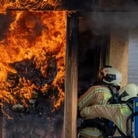 200 firefighters train at Kalmthoutse Heide with rangers, drones