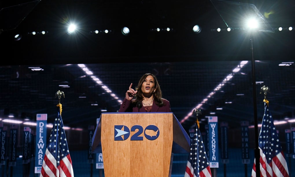 Kamala Harris accepts vice-presidential nomination on historic night - BM