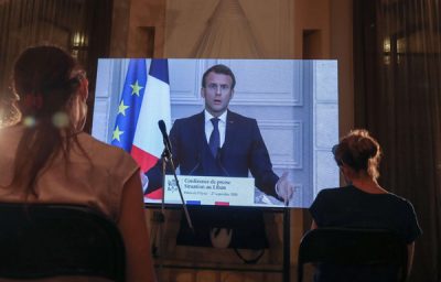 Macron angry with Lebanese politicians and Hezbollah