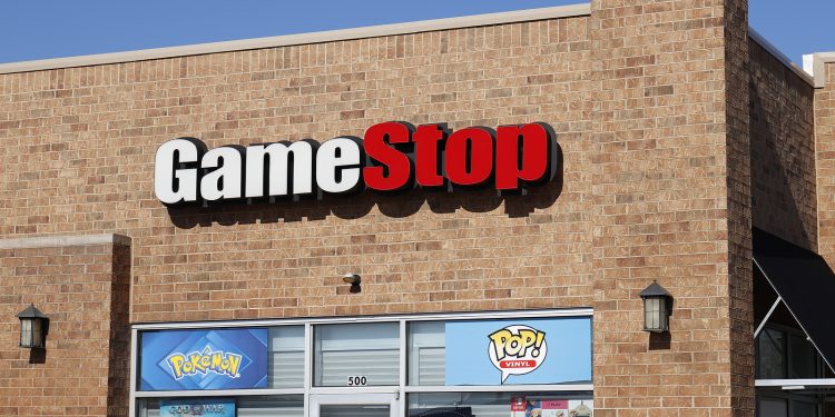 Greenville - Circa April 2018: GameStop Strip Mall Location. GameStop is a Video Game and Electronics Retailer I