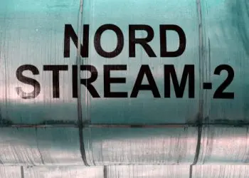 Pipeline with the inscription NORD STREAM - 2
