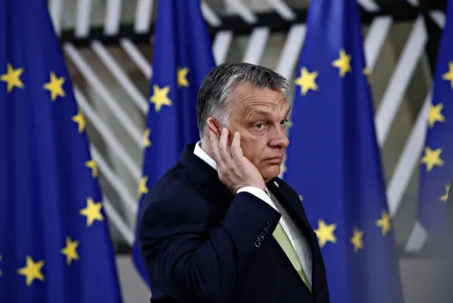 Viktor,Orban,,Hungary's,Prime,Minister,Arrives,For,A,Meeting,With