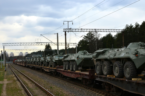 Armed,Forces,Of,Belarus,And,Russia,,Large-scale,Military,Exercises.,Cargo