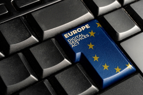 Digital,Services,Act,(dsa),Concept:,Enter,Key,With,Europe,Flag