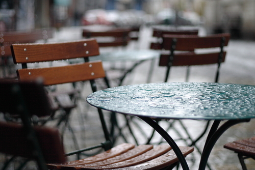 Rainy,Cafe