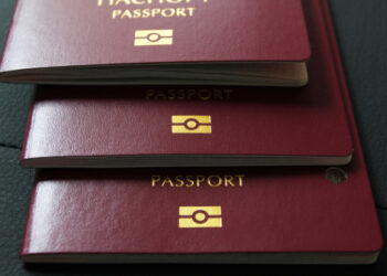 International,Passport.,Customs,Control.,Red,Passport,For,Travel,In,Different