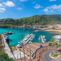 Landscape,With,Machico,Bay,,Madeira,Island,,Portugal
