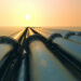 Tubes,Running,In,The,Direction,Of,The,Setting,Sun.,Pipeline