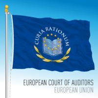 European,Court,Of,Auditors,Flag,,European,Union,,Vector,Illustration