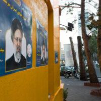 Tehran,,Iran,-,June,17,,2021:,Ebrahim,Raisi,Poster,On