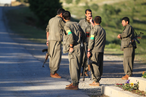 25 April 2013. Iraq. PKK camp in Kandil.