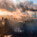 Industry,Metallurgical,Plant,Dawn,Smoke,Smog,Emissions,Bad,Ecology,Aerial