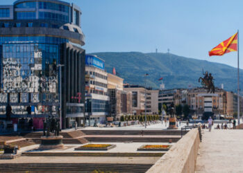 Skopje,north,Macedonia,/,July,29,,2019:,City,Center,Of,Skopje
