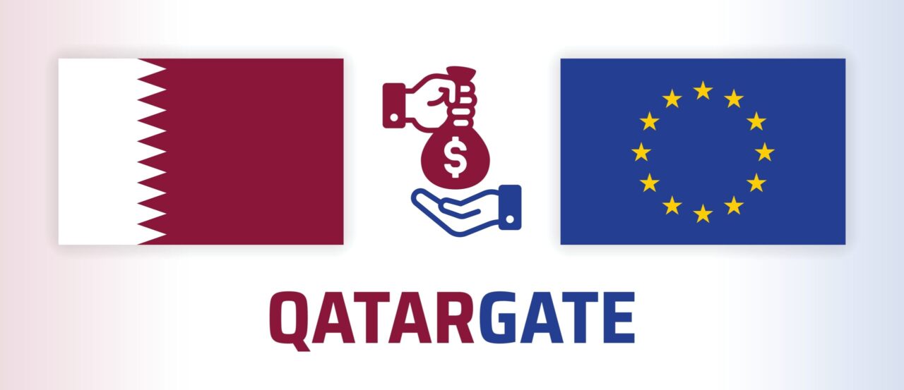 Qatargate,Vector,Illustration.,Political,Scandal,Of,Qatar,Corruption,At,The