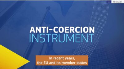 EU agrees on the anti-coercion instrument to tackle third countries’ pressures