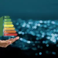 Person,Hand,And,House,Icon,With,Energy,Efficiency,Scale,Image