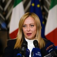 Newly,Appointed,Italian,Prime,Minister,Giorgia,Meloni,Speaks,To,The
