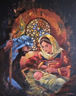 Maher Naji: A Palestinian artist sends a message of peace to Europe