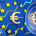 European,Digital,E-euro,Currency,Symbolic,3d-illustration
