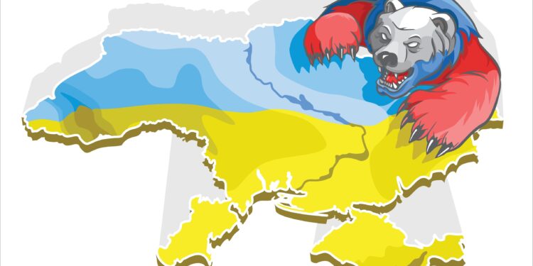 An,Angry,Bear,Attacks,Ukraine