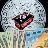 Money,And,Blurred,Pandora,Papers,Token,,Symbol,Of,Leaked,Documents