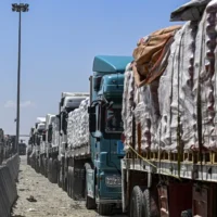 Israel aid ban Gaza affects humanitarian border access