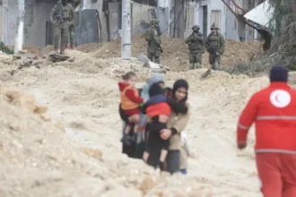 Aftermath of civilian property damage near Bethlehem