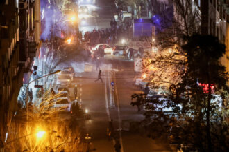 Protests influencing Iran political transition