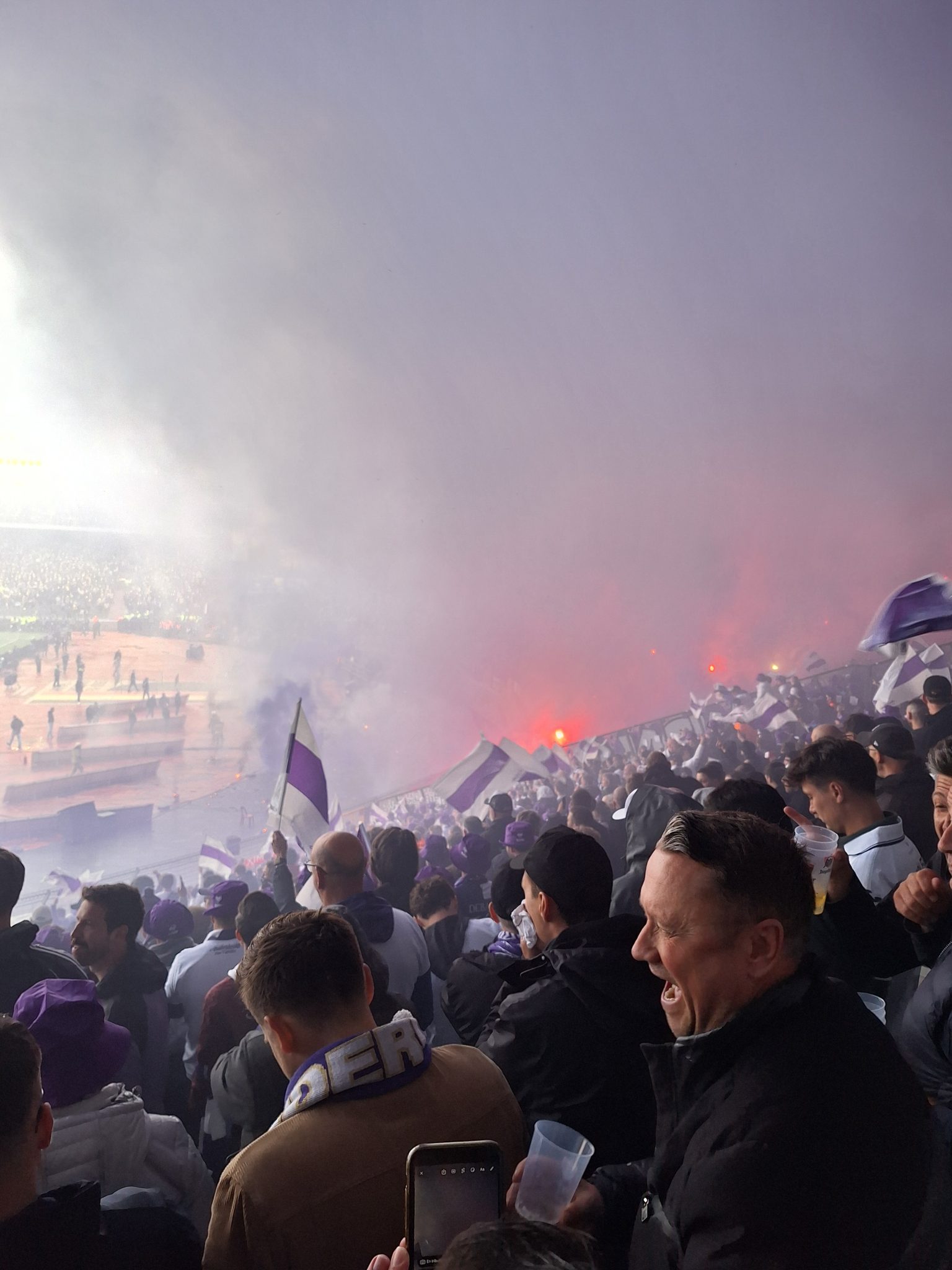 Security concerns rise after pyrotechnics and vandalism at Belgian football final