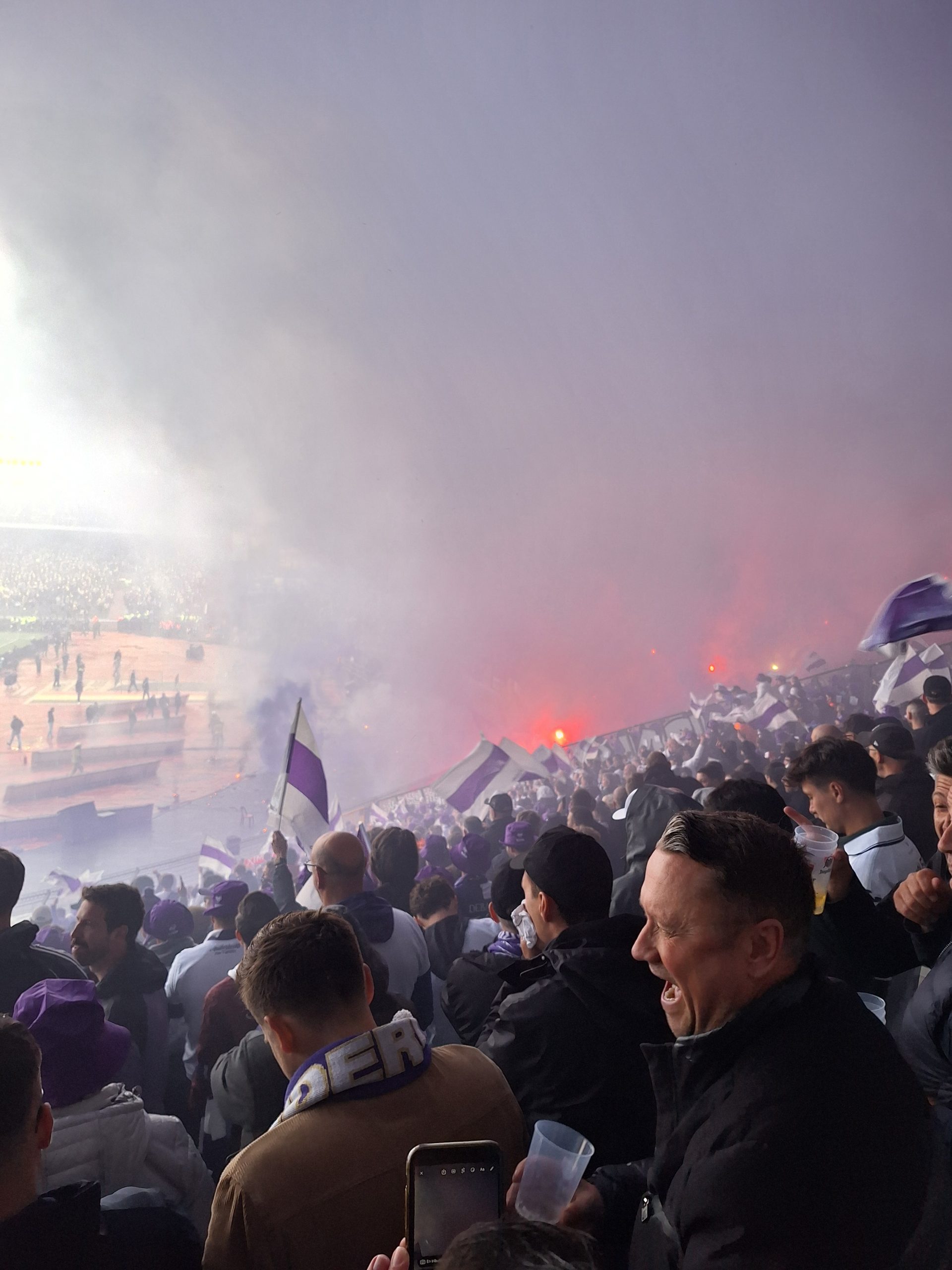 Security concerns rise after pyrotechnics and vandalism at Belgian football final