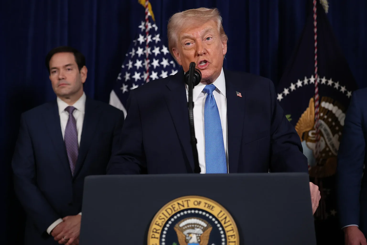 Iran rejects Trump ceasefire claims Washington press briefing 2026 tensions