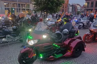 250 Goldwing riders from 24 countries celebrating 50th anniversary