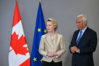 EU leaders mark four years of EU support for Ukraine in Brussels