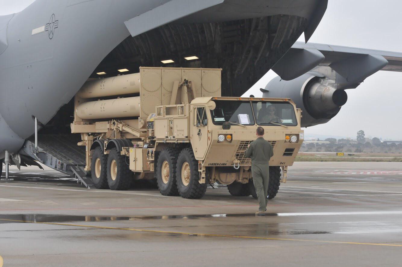 Jordan air defense system interceptor missile launch during aerial defense operation